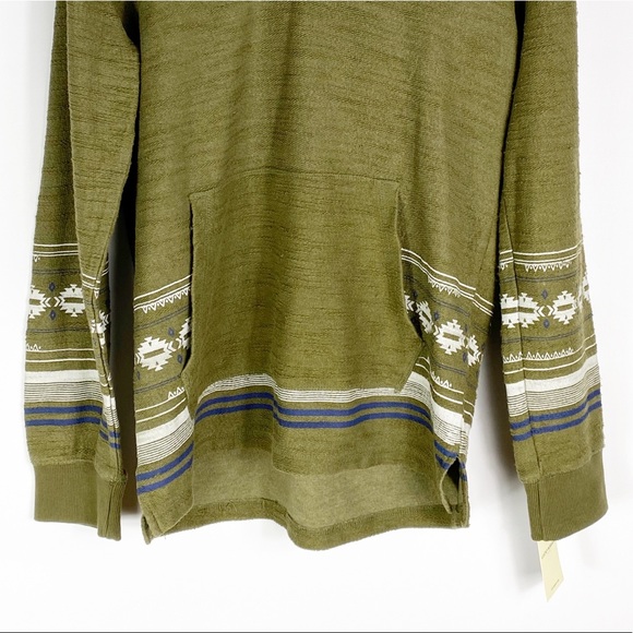 Lucky Brand Green Textured Hoodie Boys Size XL Pullover - Picture 8 of 9